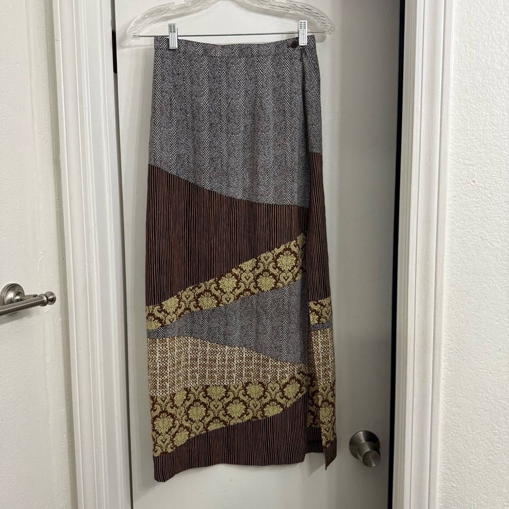 Vintage 90s NY&CO Patchwork Skirt